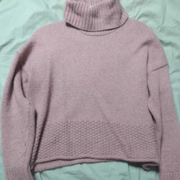 Madewell  Sadle (mauve/light purple-pinkish) Turtleneck - Picture 1 of 6